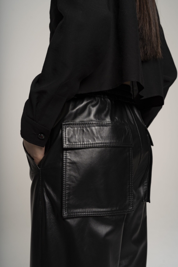 Брюки URBAN BIG из натуральной кожи — Модный дом JULIAKISELEVA