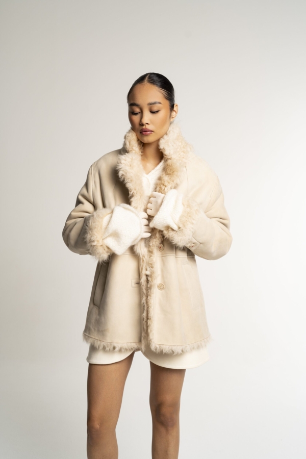 Дубленка JACKET из овчины — Модный дом JULIAKISELEVA