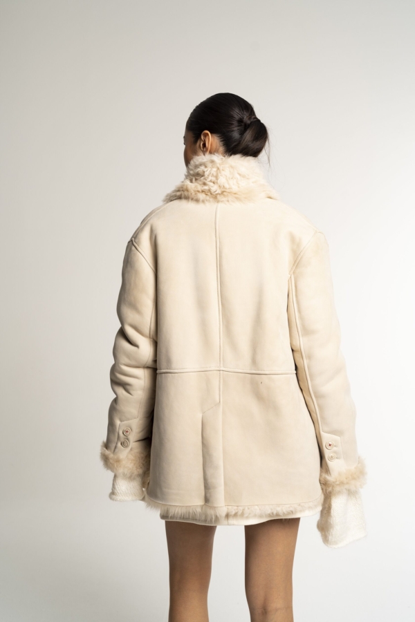 Дубленка JACKET из овчины — Модный дом JULIAKISELEVA